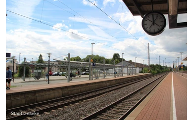 Der Bahnhof in Geseke