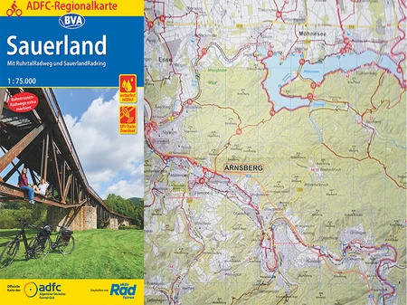 Übersicht der BVA Regionalkarte Sauerland