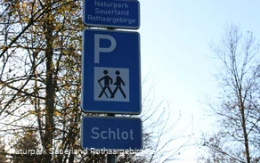 Willkommen auf dem Wanderparkplatz Schlot