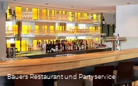 Thekenbereich Bauer's Restaurant und Partyservice